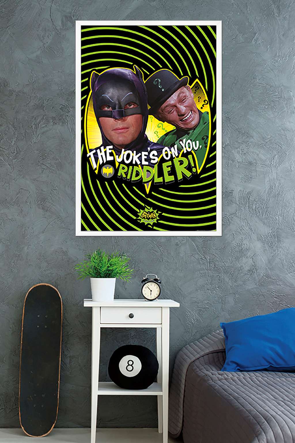 DC Comics TV - Batman TV Series - Joke Wall Poster, 22.375" x 34", Framed