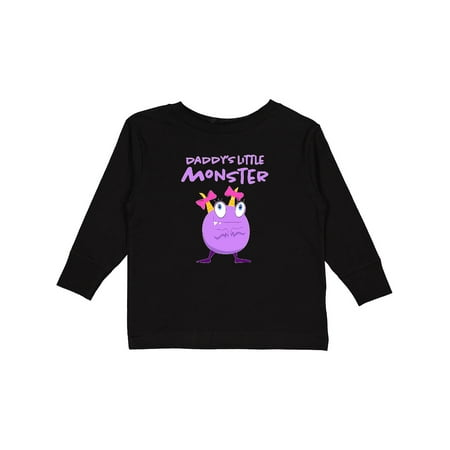 

Inktastic Daddy s Little Monster Gift Toddler Toddler Girl Long Sleeve T-Shirt