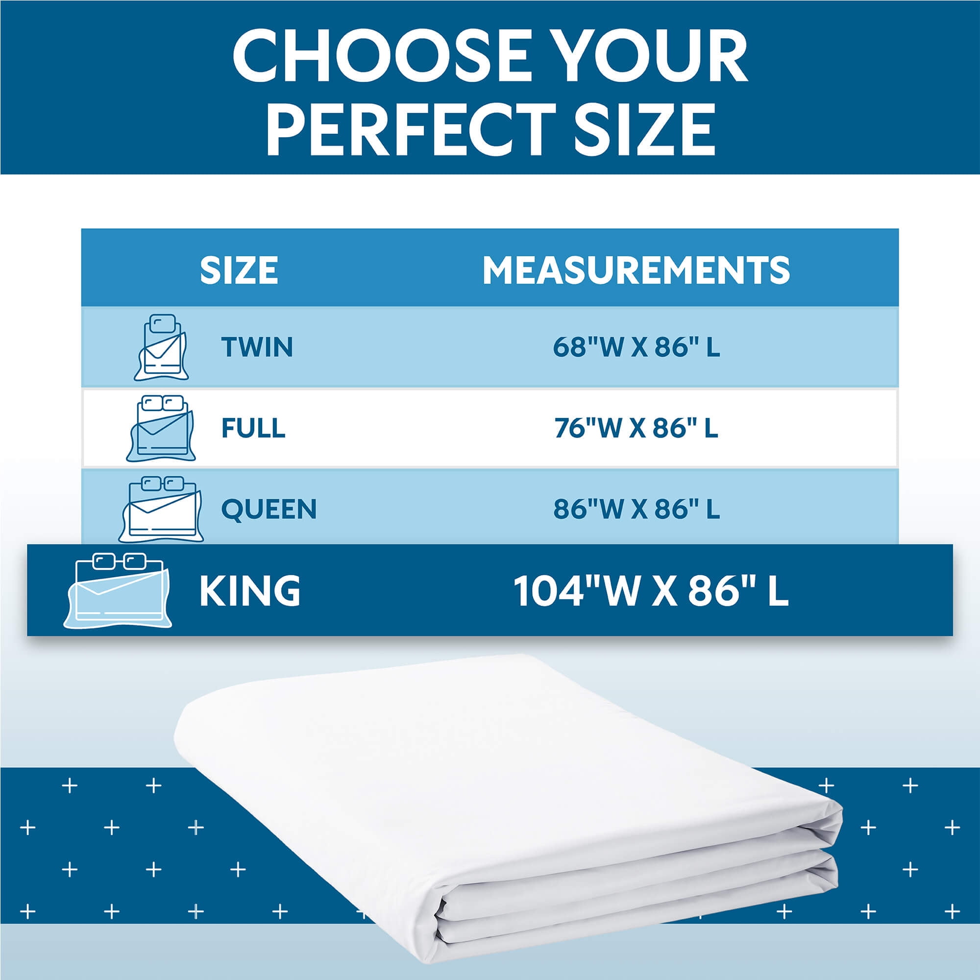 Guardmax Waterproof Duvet Cover - Jersey Fabric with Zipper Closure, Bed Bug & Allergen Proof King (104" x 86")