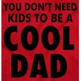 thumbnail image 2 of Cat Dog Dad Dont Need Kids to be Cool Zip Hoodie Sweatshirt Men Brisco Brands S, 2 of 6