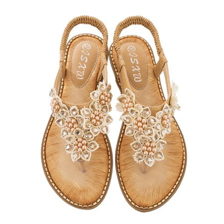 

Summer Sandals for Women Comfortable Casual Beach Shoes Bohemian Sandals