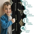 thumbnail image 3 of Western Blackout Curtains, Southwest Tribal Aztec Bull Skull Cowboy Theme Rustic Rural Western Boho Curtains for Bedroom Living Room Kitchen Farmhouse Decor Drapery Treatments 2 Panels, 52"x84" Inch, 3 of 5