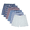 MULTI, variant on George Men's Moisture-Wicking Stretch Woven Boxers, 6-Pack, Sizes S-3XL
