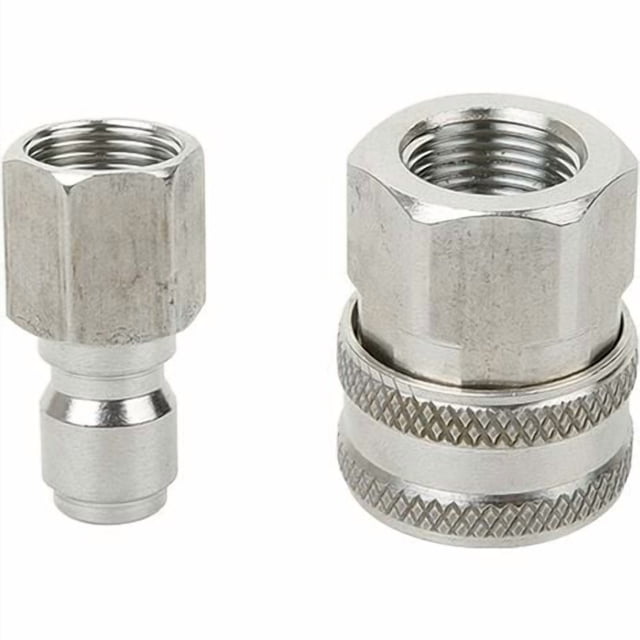 y Pressure Washer Adapter Kit, Quick Disconnect Kit, 3/8 Female Fitting, 5000 PSI