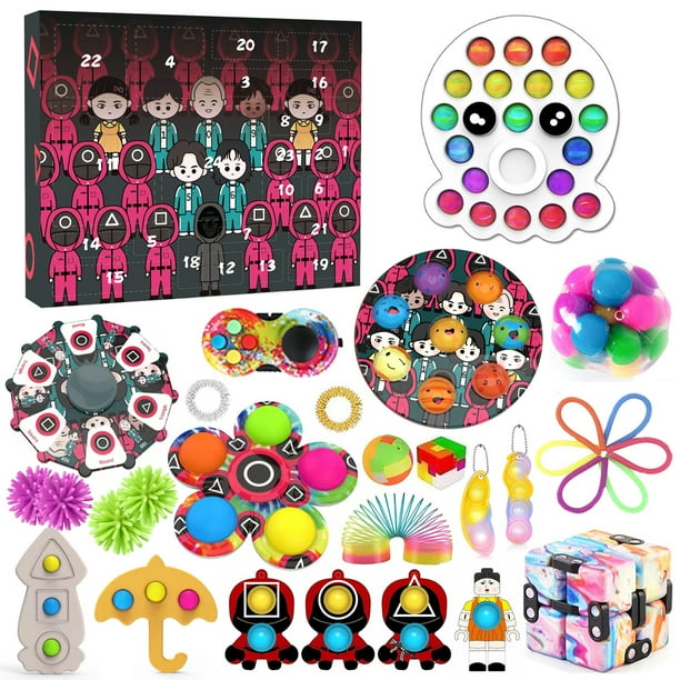 GuliriFei Game Advent Calendar 2021, Halloween Christmas Fidget Advent