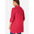 thumbnail image 2 of Woman Within Plus Size Shaker Button-Front Cardigan Sweater, 2 of 6