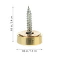 thumbnail image 4 of 8 Sets Mirror Screw Caps Decorative Screws Cover Fasteners Advertising Hardwares Nails, 4 of 8