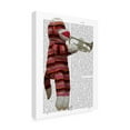 thumbnail image 2 of Trademark Fine Art 'Sock Monkey Playing Trumpet' Canvas Art by Fab Funky, 2 of 3