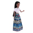 thumbnail image 4 of Hermosas muñecas africanas modernas con 12 articulaciones móviles BJD Top blanco, 4 of 9