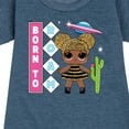 thumbnail image 3 of LOL Surprise! Dolls - Queen Bee is Born to Roam - Toddler & Youth Girls Fleece Dress, 3 of 5