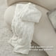 thumbnail image 5 of Manta para cama, forro polar de franela blanca, 130 x 150 cm, 5 of 7