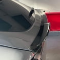 thumbnail image 2 of Ikon Motorsports Trunk Spoiler Compatible With 2021-2025 Ford Mustang Mach-E 4-Door, IKON Style MID Rear Window Lip Spoiler Wing Matte Black, 2 of 7