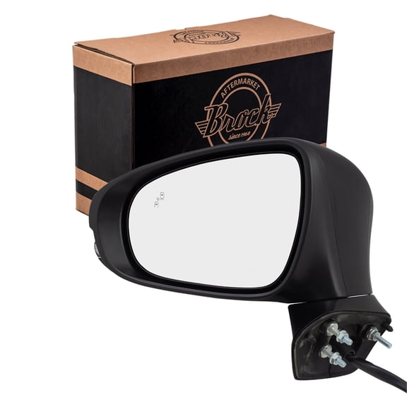 Brock Power Mirror for 2013-2015 ES350 Blind Spot Detection Turn Signal Indicator Puddle Lamp Left