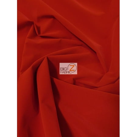 Upholstery Grade Solid Flocking Velvet Fabric / Red / Sold By The