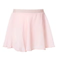 thumbnail image 2 of Ballet Skirts for Girls Solid Color Chiffon Pull On Elastic Dance Wear Pink M, 2 of 3