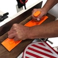 thumbnail image 2 of Bloque de empuje y barra de empuje para carpintería de seguridad, juego de 5 piezas en color naranja de seguridad, ideal para carpinteros y uso en sierras de mesa, mesas de enrutador, 2 of 5