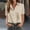 B13 Beige short sleeve shirts for women clearance under $5, variant on Women Tops under $5! Cagogo Ladies Summer Button Down Blouses Loose Fit Dressy Travel Beach Tee Shirts Short Sleeve V Neck Collared Business Casual Black Work Blouse Clothing