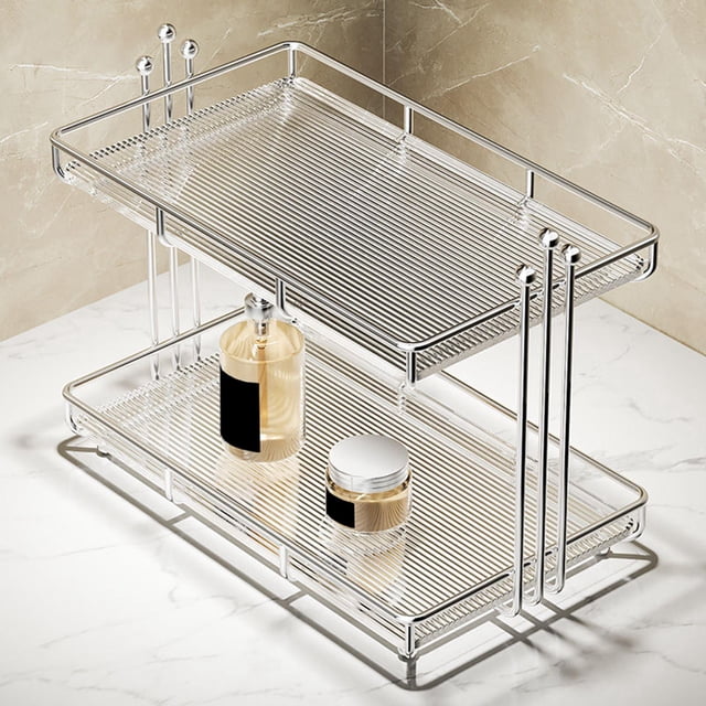 Organizador de Baño Macarena Estante de Almacenamiento 2 Capas Cosméticos L
