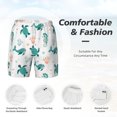 thumbnail image 5 of Lsque Mens Swim Trunks Turtles And Seahorses Pattern - Bathing Suit Compression Liner - Beach Swim Shorts Swimwear - (S-3XL) - Stretch Quick Dry -X-Large, 5 of 9