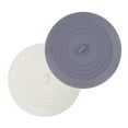 thumbnail image 1 of Tapón para bañera, tapón de silicona grande de 6 pulgadas para bañera, tapón de drenaje para fregaderos, tapón para el cabello, cubierta de succión plana para cocina, baño y lavandería (paquete de 2,, 1 of 8