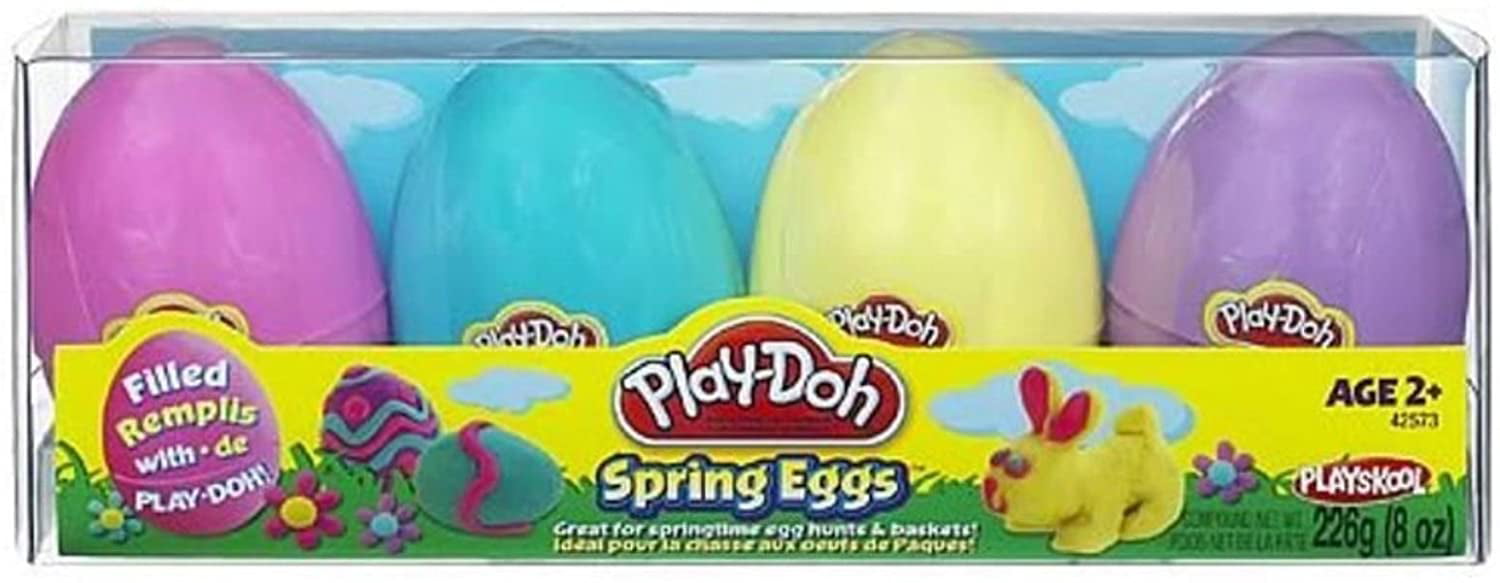 spring eggs 4 pack by Hasbro-Great for Kids Play-Doh Easter Eggs 
