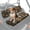 Hunting Leaf Wolf, variant on FKELYI Tulip Flower Rabbit Print UTV Seat Covers Compatible with Polaris Ranger XP 1000 2017-2023 Dustproof ATV Bench Cover Backrest Protector UTV Interior Decor
