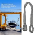 thumbnail image 2 of Écharpe de Levage Ronde pour PES de Capacité 4T avec Boucles à Double Extrémité - Largeur 85mm, Longueur 4m - Sangle de Levage Flexible Robuste, Résistante à la Corrosion et aux Impacts pour Navires, Machinerie, Ports, Construction &, 2 of 6