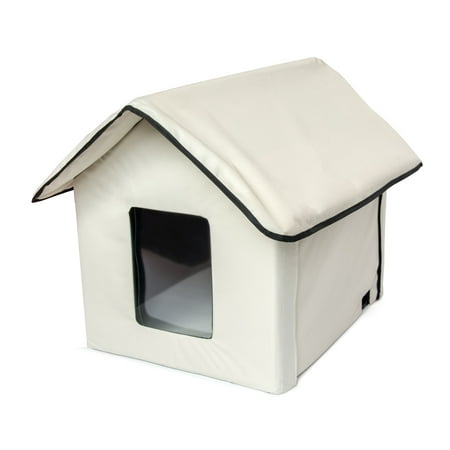 ALEKO PHH01S Portable Outdoor Indoor Pet House Collapsible Dog Cat (Best Outdoor Cat Shelter)