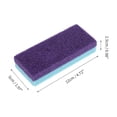 thumbnail image 4 of Unique Bargains 1 Pc Two-Color Pumice Stone Foot Scrubber Purple Lake Blue, 4 of 7