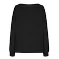 thumbnail image 4 of biudgviw Oversized Sweatshirt for Women Trendy off Shoulder Long Sleeve Hooded Fall Baggy Drawstring Pullover Shirts, 4 of 5