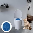 thumbnail image 4 of Yingyy Cat Toilet Trainer Cat Litter Sand Box Tray Box Training Cleaning Kit blue netto, 4 of 9