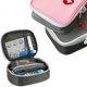 thumbnail image 2 of Portable First Aid Kit Kit, First Aid Storage Bag, for Home Office Travel Car School Outdoor Camping Pouch (Grey, Pink), 2 of 5