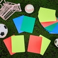 thumbnail image 5 of 1set PVC Referee Penalty Cards Referee Card Sets Soccer Referee for Sports Competition Game Football Penalty Card Mixed Color, 5 of 8