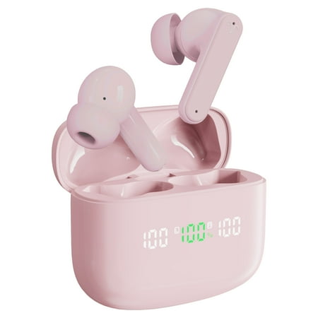 Visual Land SOUNDWAVE A1 Essential Active Noise Cancelling Earbuds, 50H Total Playtime (2024 Model)