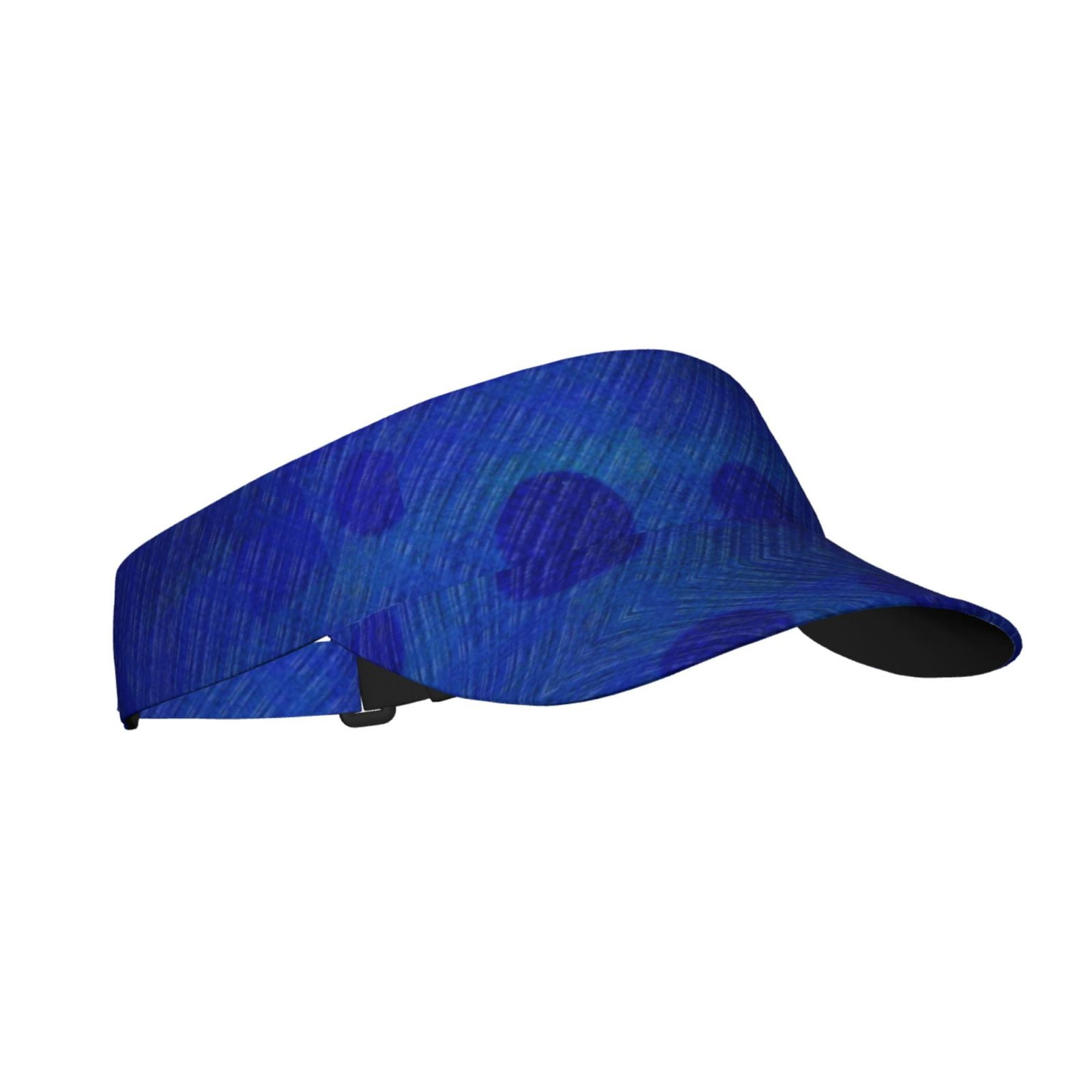 ZICANCN Sun Visors Hat for Women and Men, Neon Blue Fantasy Beach Hats