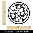 thumbnail image 2 of Macaroni and Cheese in Bowl Self-Inking Rubber Stamp Ink Stamper - Dry Pad (No Ink) - Mini 1/2 Inch, 2 of 7