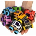 thumbnail image 4 of 16 Pack Die-cast Mini Monster Truck for Boys and Girls,Pull Back Alloy Trucks Toy,Mini Pull Back Cars,Die-cast Race Cars for Kids Party Favors, 4 of 7