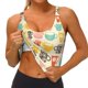 thumbnail image 3 of Balery Vintage Cup Sujetadores deportivos con espalda cruzada para mujer, acolchados, sin costuras, de alto impacto, ideales para yoga, gimnasio, entrenamiento y fitness.-, 3 of 8