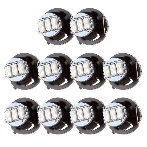 SCITOO 10Pcs T4.2 Neo Wedge Halogen Light Bulbs Instrument Gauge Cluster Light Bulbs for A/C Light