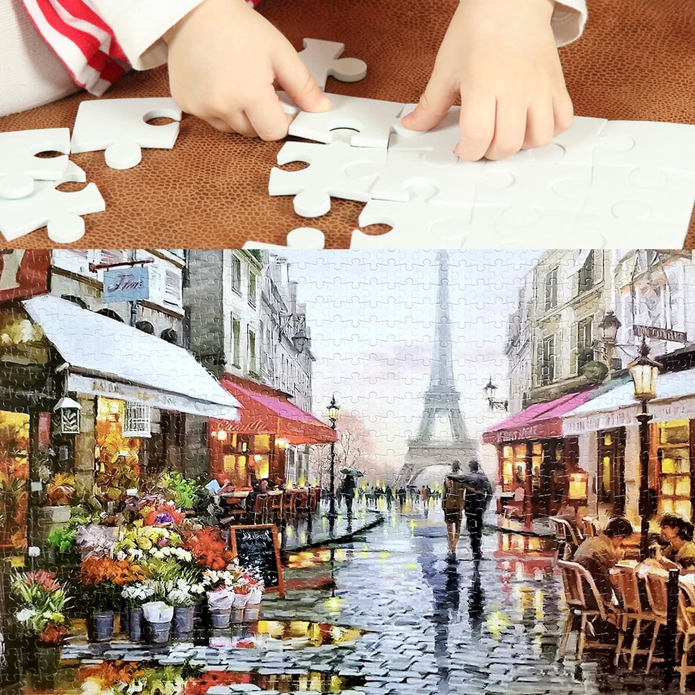 Rainy Night Stroll 1000 Pieces Jigsaw Puzzles Boys Girls Games Home Decoration 