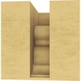 thumbnail image 4 of 4"W x 4"D x 4"H Wide Highland Rough Cedar Woodgrain TimberThane Corbel, Primed Tan, 4 of 6