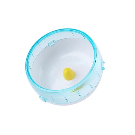 Small Pet Mute Sports Exercise Pet Product Jogging Gerbil Cage Accessories Running Disc Pet Toy Running Round Wheel 21CM BLUE