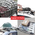 thumbnail image 4 of Luggage Net Bungee Cargo Net Strech Super Duty Mesh Holds Adjustable Hooks for Rooftop Cargo Carrier, 4 of 7