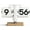 Mini Wood White, variant on GGSW Classic Modern Wood Mini Flip Desk Clock (White), Retro Vintage Analog Design Auto Flip Clock Table Clock Large Number Battery Powered, Ideal for Home Office School Hotel Café