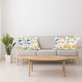 thumbnail image 4 of Ambesonne Animal Throw Pillow Cover 4 Pack, Cartoon Giraffe Zebra Turtle, 16", Multicolor, 4 of 6