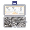 thumbnail image 4 of Kit De Tornillos Autoperforantes, Rosca Profunda 6 Especificaciones Tornillo Transversal De Cabeza Redonda Multifuncional Acero Inoxidable Para Carpintería Para Reparación De Crtynell Cocina, Decoración y Otros, 4 of 5