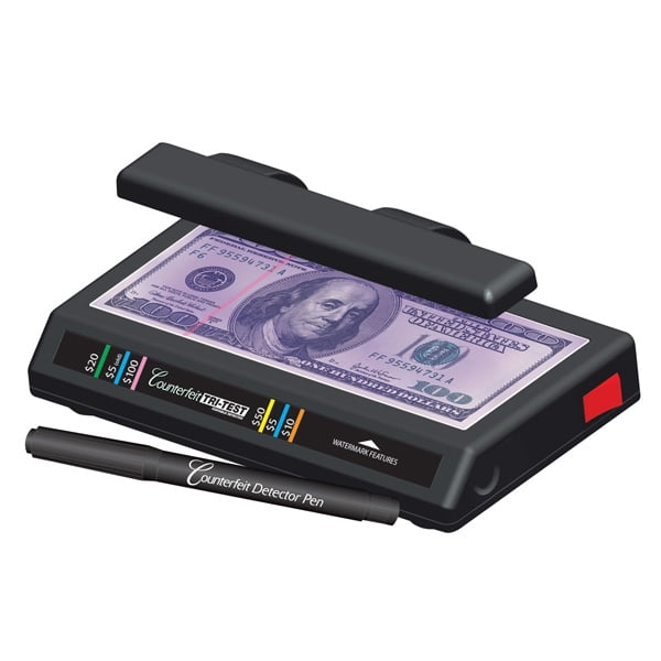 Dri Mark Tri Test Portable Counterfeit Bill Detector UV With Pen for sale online 