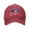 Red, variant on Usa Hockey Adult Adjustable Classic Washed Casquette Cap Hat Baseball Cap For Man For Woman
