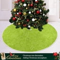 thumbnail image 6 of FMSHPON Green Easter Eggs Xmas Christmas Tree Skirt Stand Mat for Holiday Party Decoration Indoor Outdoor 48 inches, 6 of 6