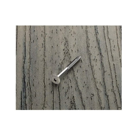 

Starborn Industries Headcote Stainless Steel Fascia Screws 9 x 1-7/8 T-20 Star Drive Gray 100 Pieces - Pack of 2